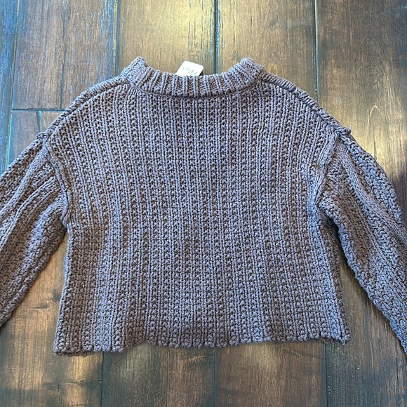 Chunky sweater- chocolate brown- never worn with tags - Picture 5 of 6